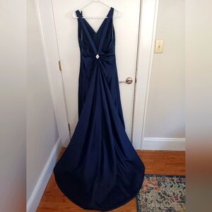 Alfred Angelo, Size 12, Color Navy